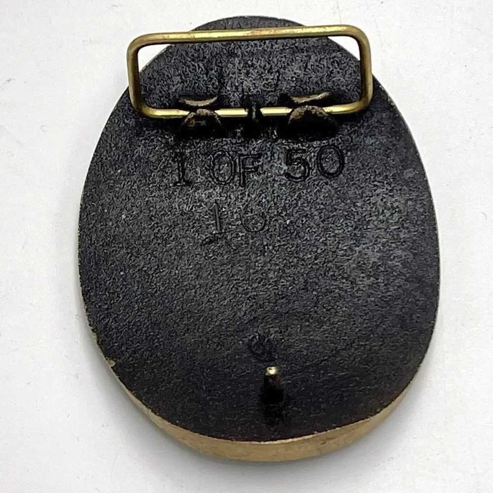 Vintage Union‎ Carbide Seadrift Plant Marine terminal Belt Buckle 1 of 50 - Picture 4 of 4